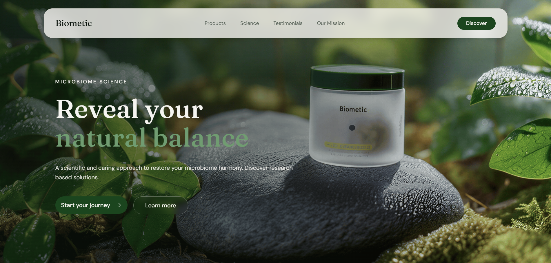 Preview of Biometic — Health & wellness / Branding template