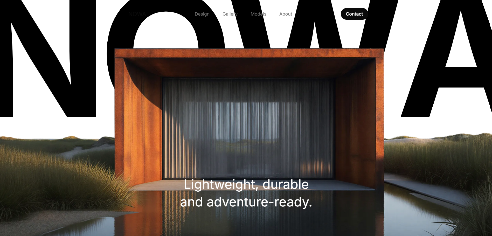 Preview of Nowa — Architecture & furniture / 3D website