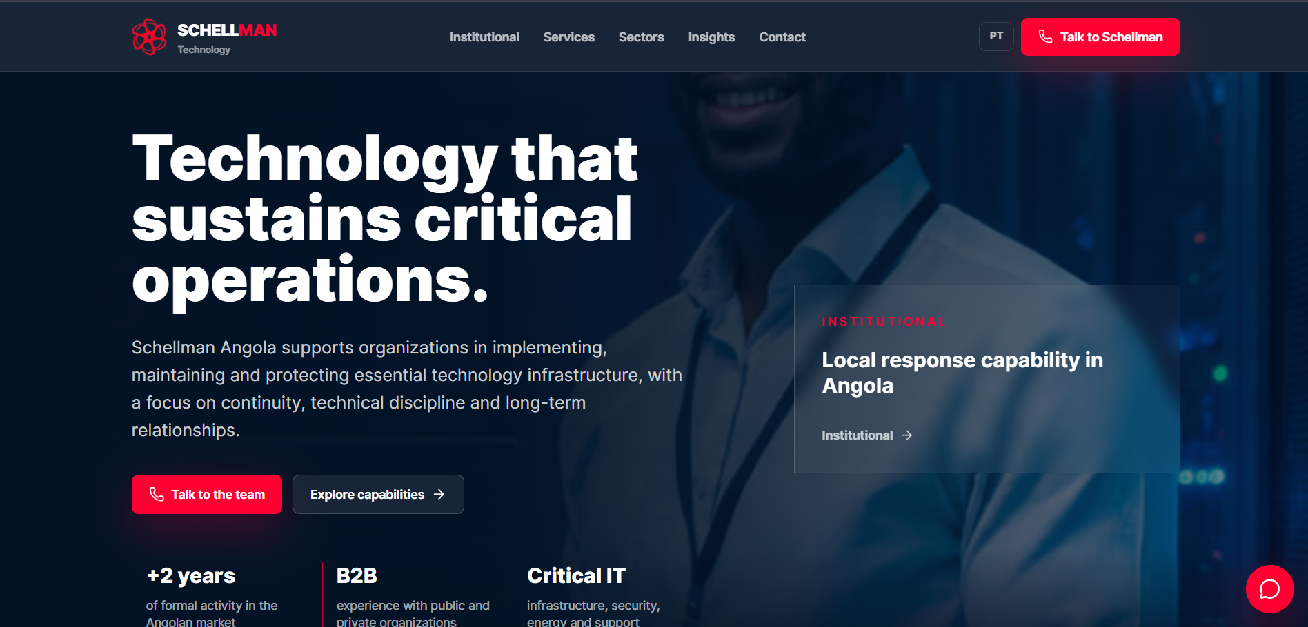 Preview of Schellman — B2B technology / Website