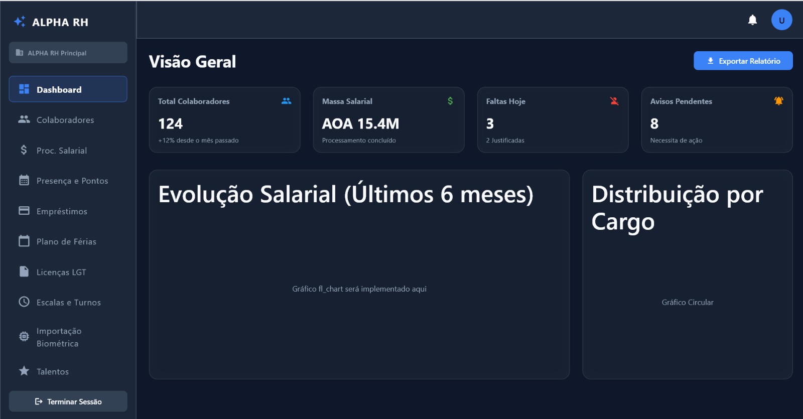 Preview of AlphaRH — HR management / Software